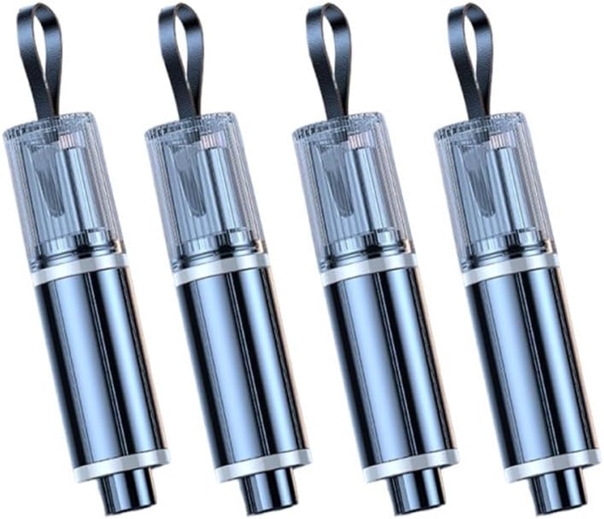 SnelShoppen - 2 stuks Noodhamer 2-in-1 Veiligheidshamer met Testglas en Gordelsnijder, Multifunctionele Glasbreker voor Auto en Bus, Betrouwbaar Reddi