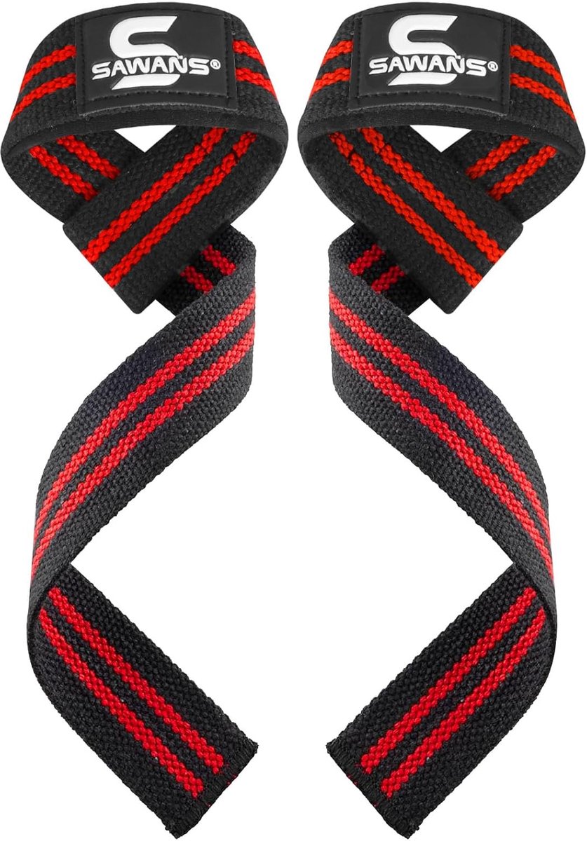 SnelShoppen - Lifting Straps Fitness Wrist Support Padded Gym Heavy Duty Neoprene Hand Bar Grips voor Bodybuilding Dumbbell Deadlift Barbells Workout