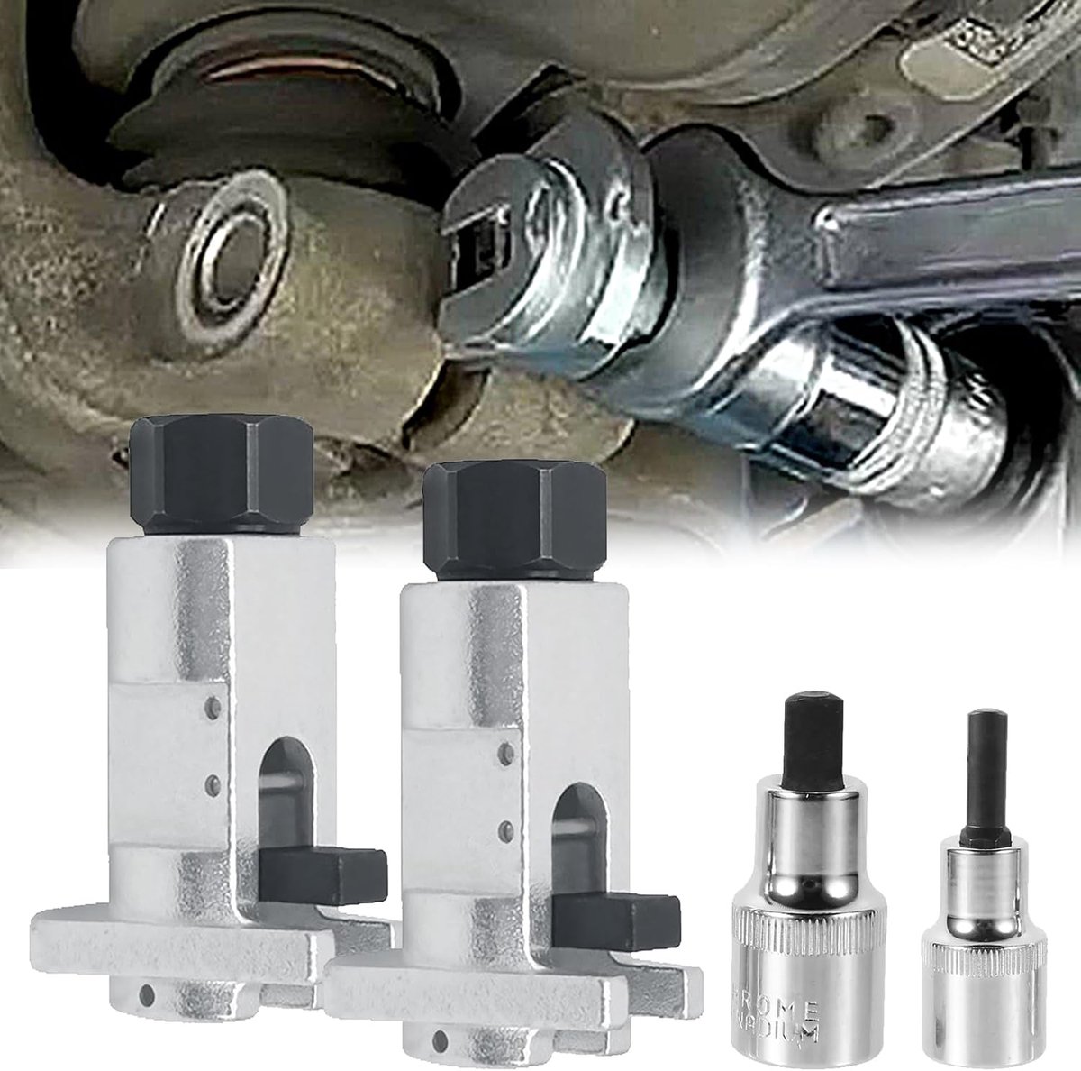 SnelShoppen - Spreizer Wheel Bearing Housing Spreader 4pcs - Universele Auto Gereedschappen voor Het Ontmantelen van Strut en Sferische Hub Lager - Du