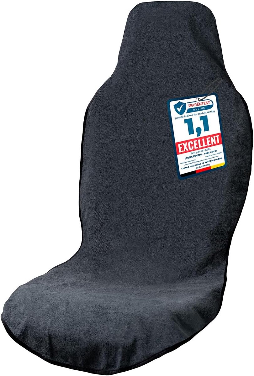 SnelShoppen - Universele Auto Zitplaats Bescherming - Waterdichte Microfibre Autostoelhoezen - Beschermhoes voor Voorstoel - Ideaal voor Werkplaats en