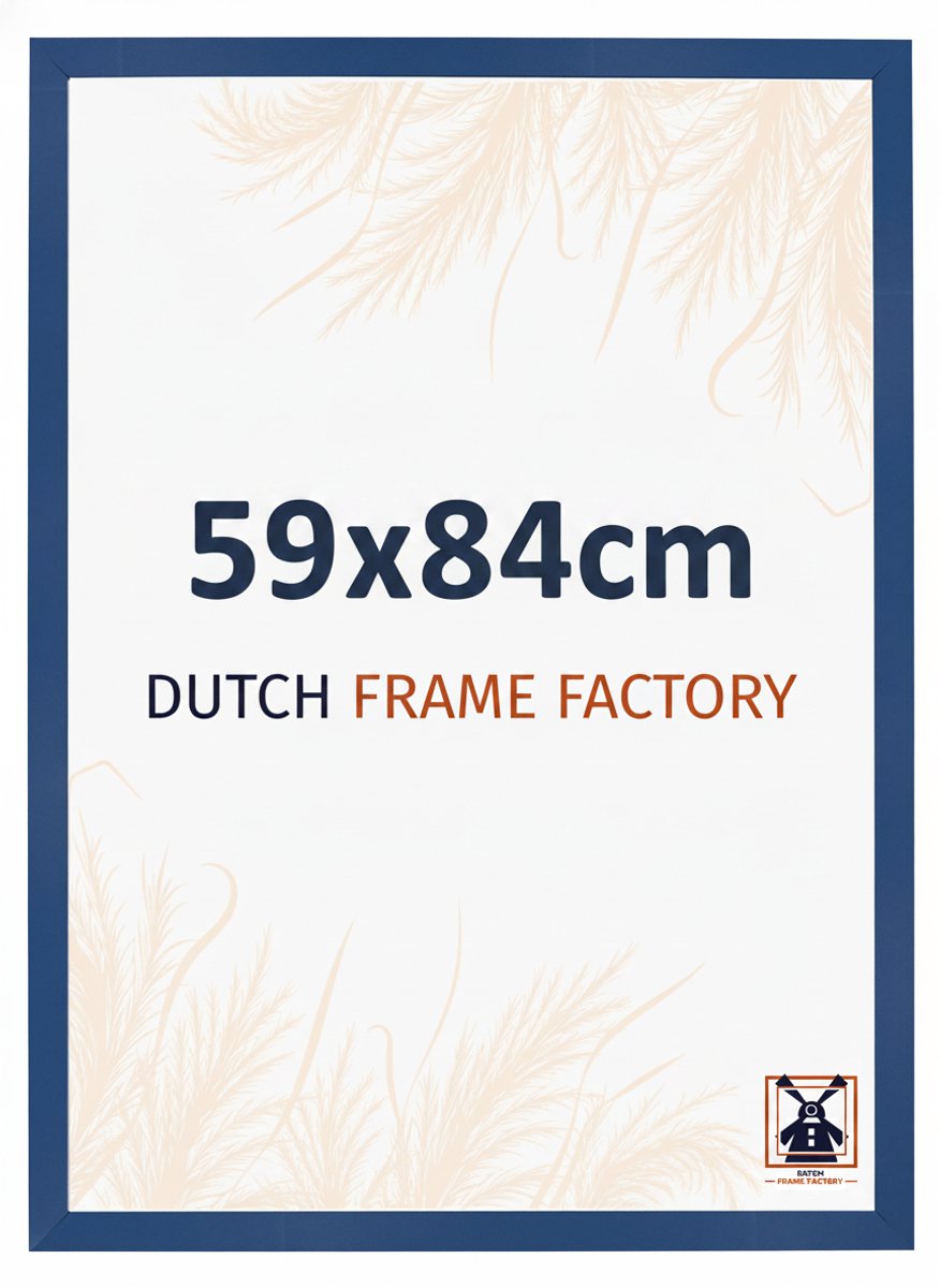 Fotolijst 59x84 cm - MDF - Donkerblauw - Benno