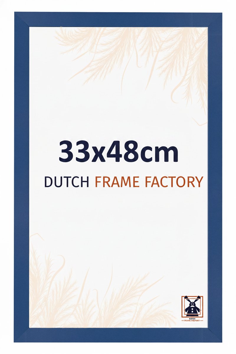 Fotolijst 33x48 cm - MDF - Donkerblauw - Benno