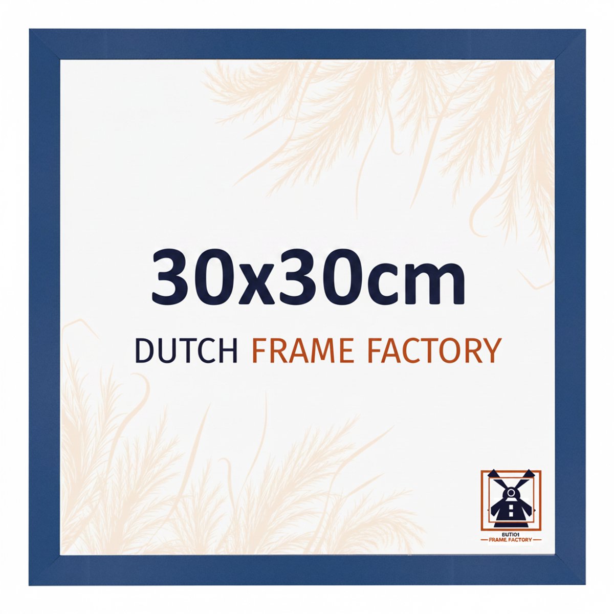 Fotolijst 30x30 cm - MDF - Donkerblauw - Benno