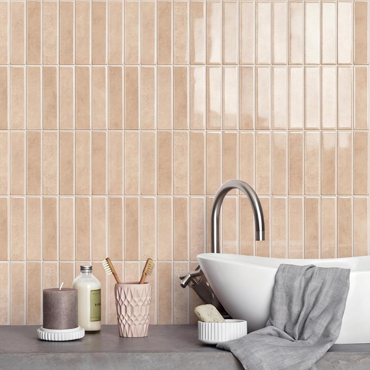 Wandtegels Stickers - Zelfklevende Tegels - Keuken en Badkamer - Water- en Vlekbestendig -