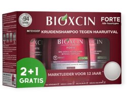 Bioxcin Forte - Anti-Haaruitval Shampoo - 3 x 300 ml - Kruidenformule - herbal shampoo - bioxcin