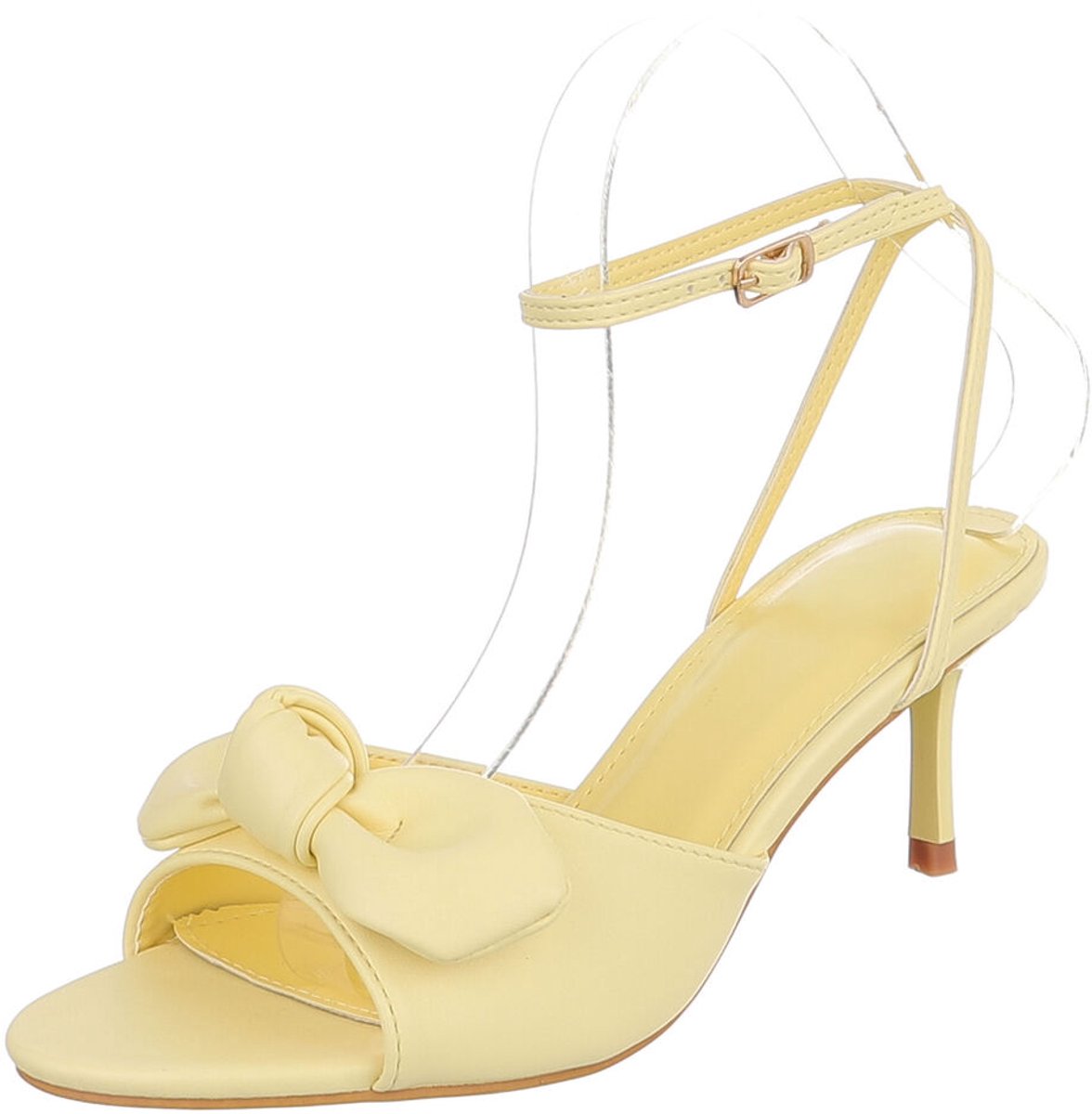 Sandaal met hak en strik - dames casual Mt:40