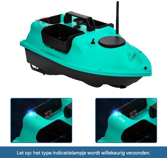 GPS Voerboot - RC Bait Boat met 12000mAh Accu - 40 Waypoints - 3 Voerbakken - Automatische Terugkeer voor Karpervissen — afbeelding 4