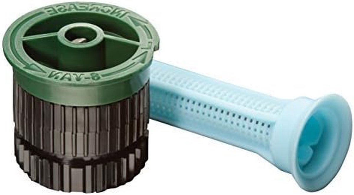 Verzonken sproeier - Gazon sproeier - Automatisch bewateren - Eenvoudige sectorinstelling - 10 cm - Groen