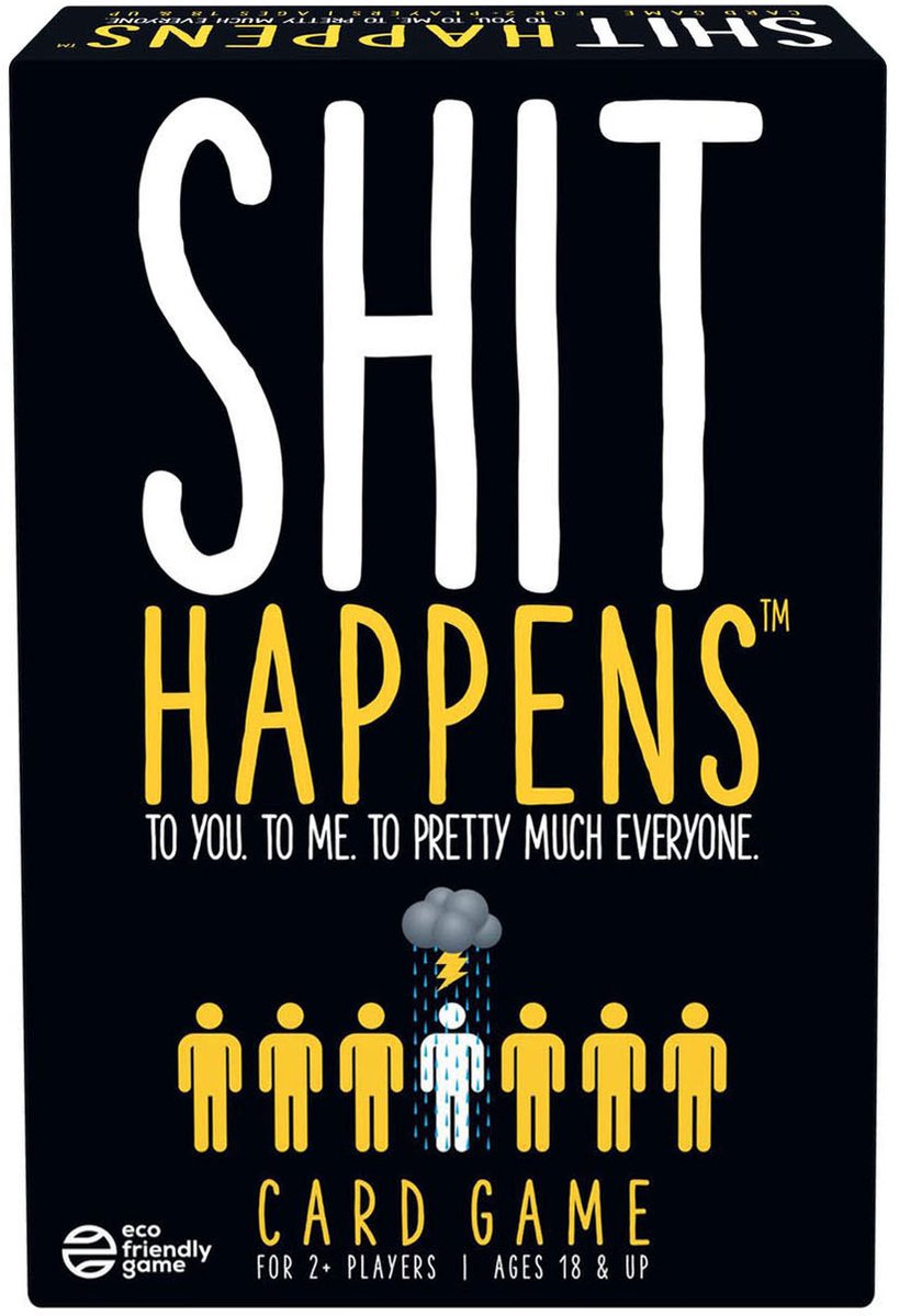 Shit Happens 18+ - Engelstalig Kaartspel - Partyspel