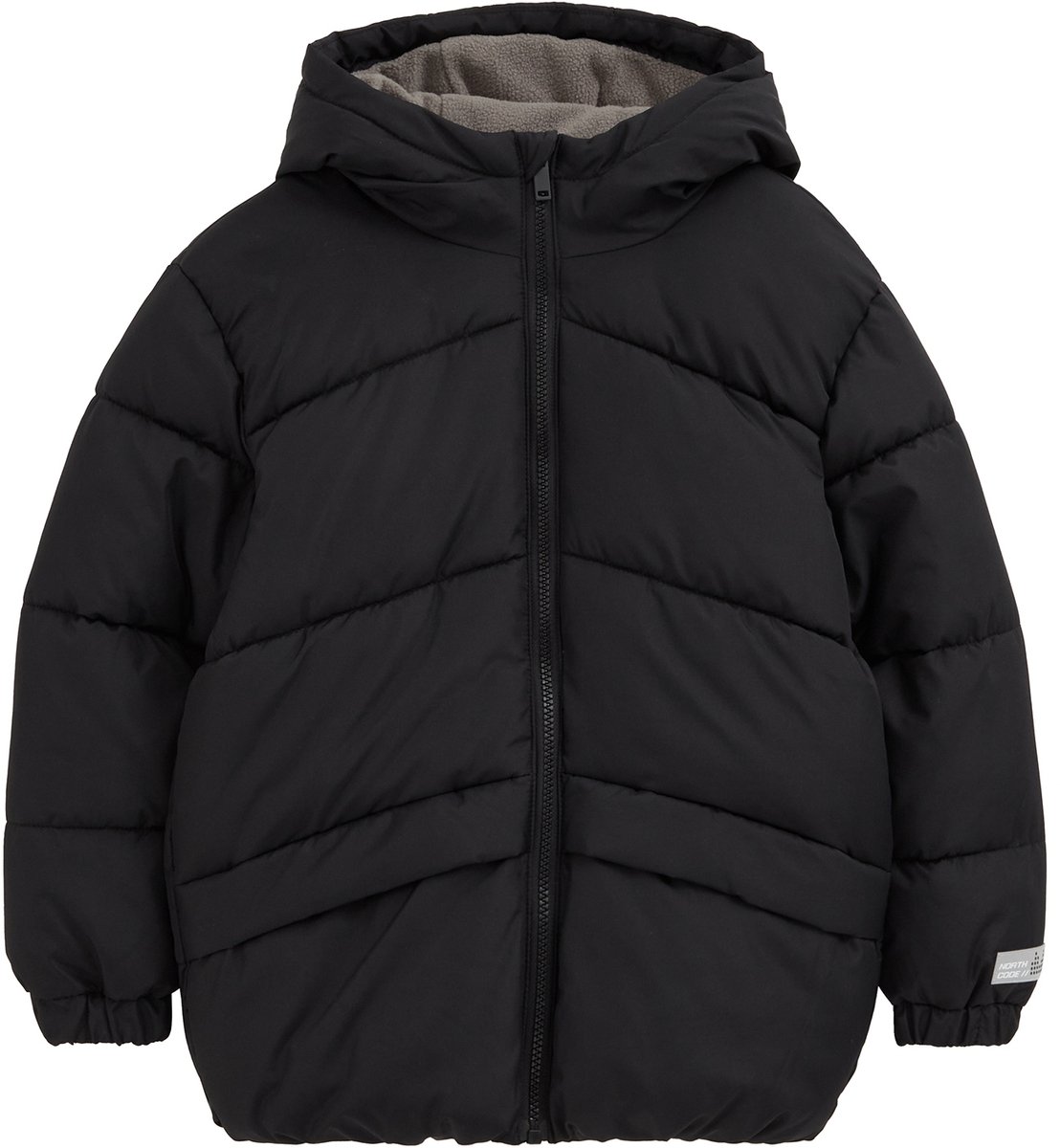 WE Fashion Jongens gewatteerde jas met fleecevoering