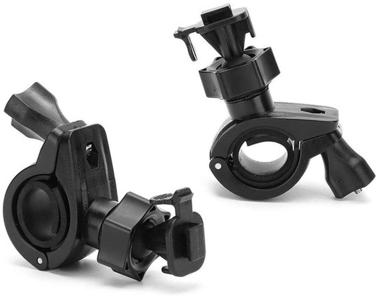 2Pcs Auto Achteruitkijkspiegel Camera Bevestigingshouder, 360 Graden Draaibare Fiets Handvat Dash Cam Bevestigingshouder voor Auto Dvr Camera, Verstelbare Grootte (Enkele Gesp Kaartsleuf)