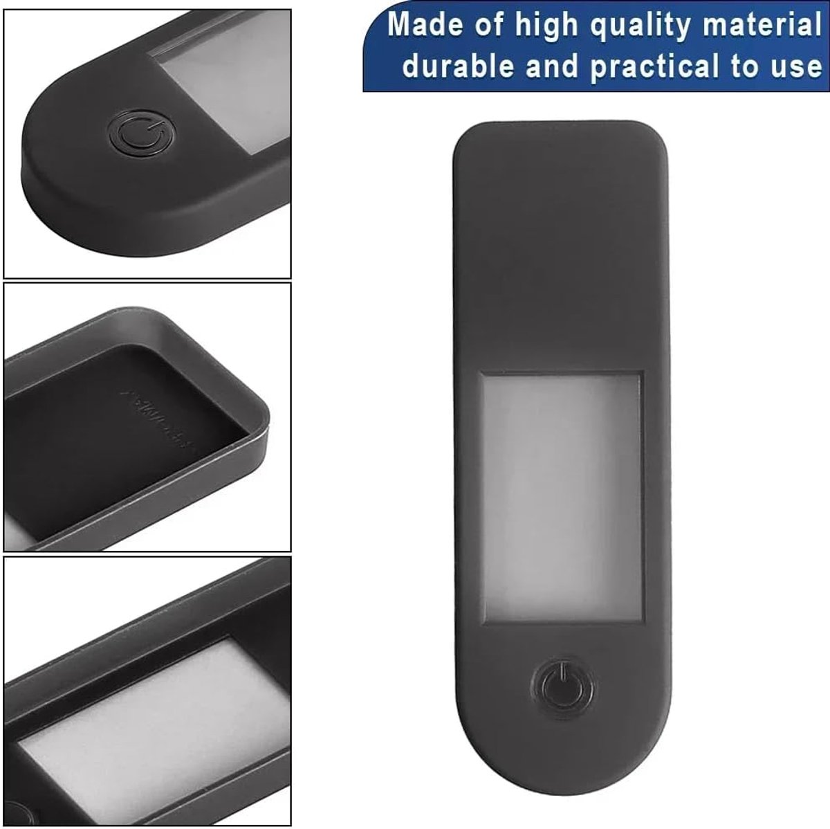 SnelShoppen - Scooter Display Cover voor Elektrische Scooter - Beschermhoes Snelheidsmeter Case voor Xiaomi 5/5 Pro/5 Max - Flexibele Siliconen - Zwar