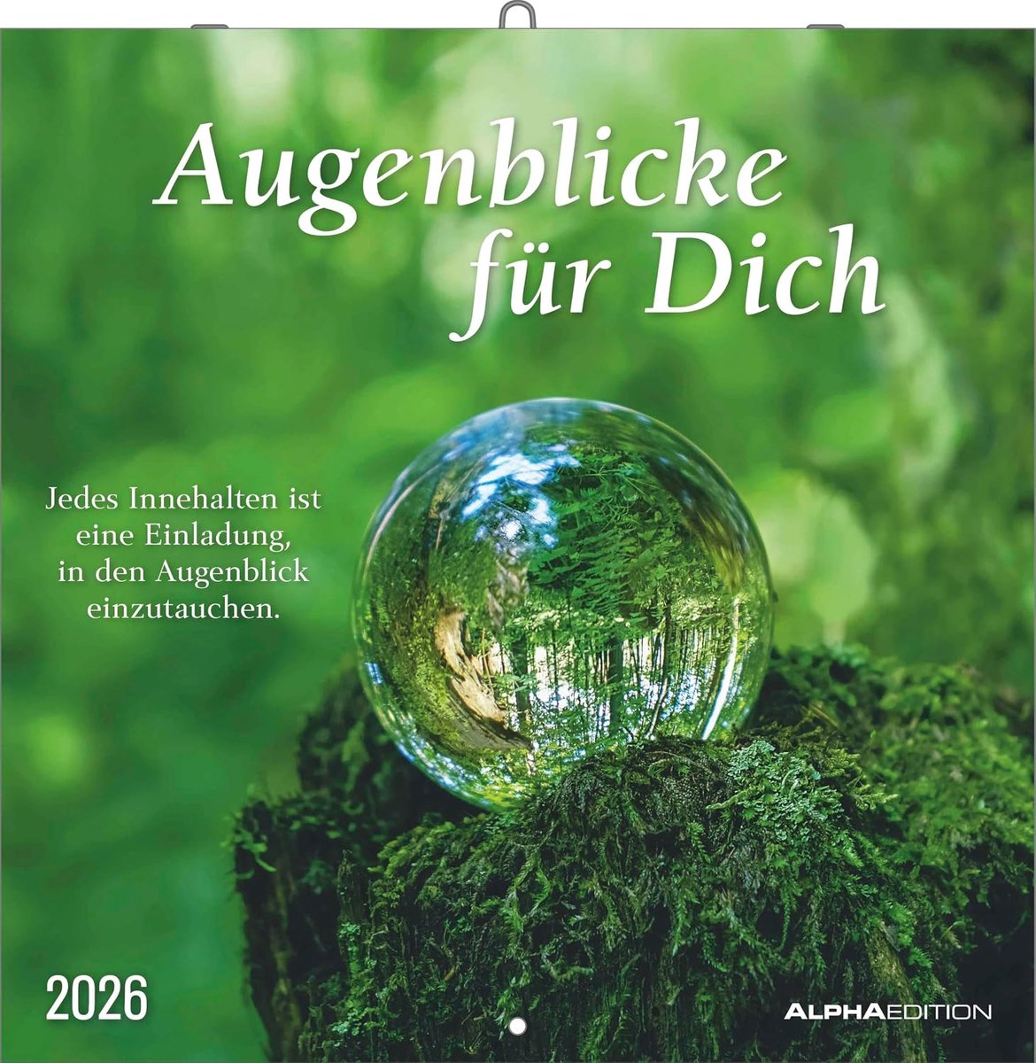 SnelShoppen - Decoratieve Wandkalender 2026 - 30x30 cm - Inspirerende Citaten & Stemmige Motieven - Perfecte Cadeau voor Vrienden & Familie