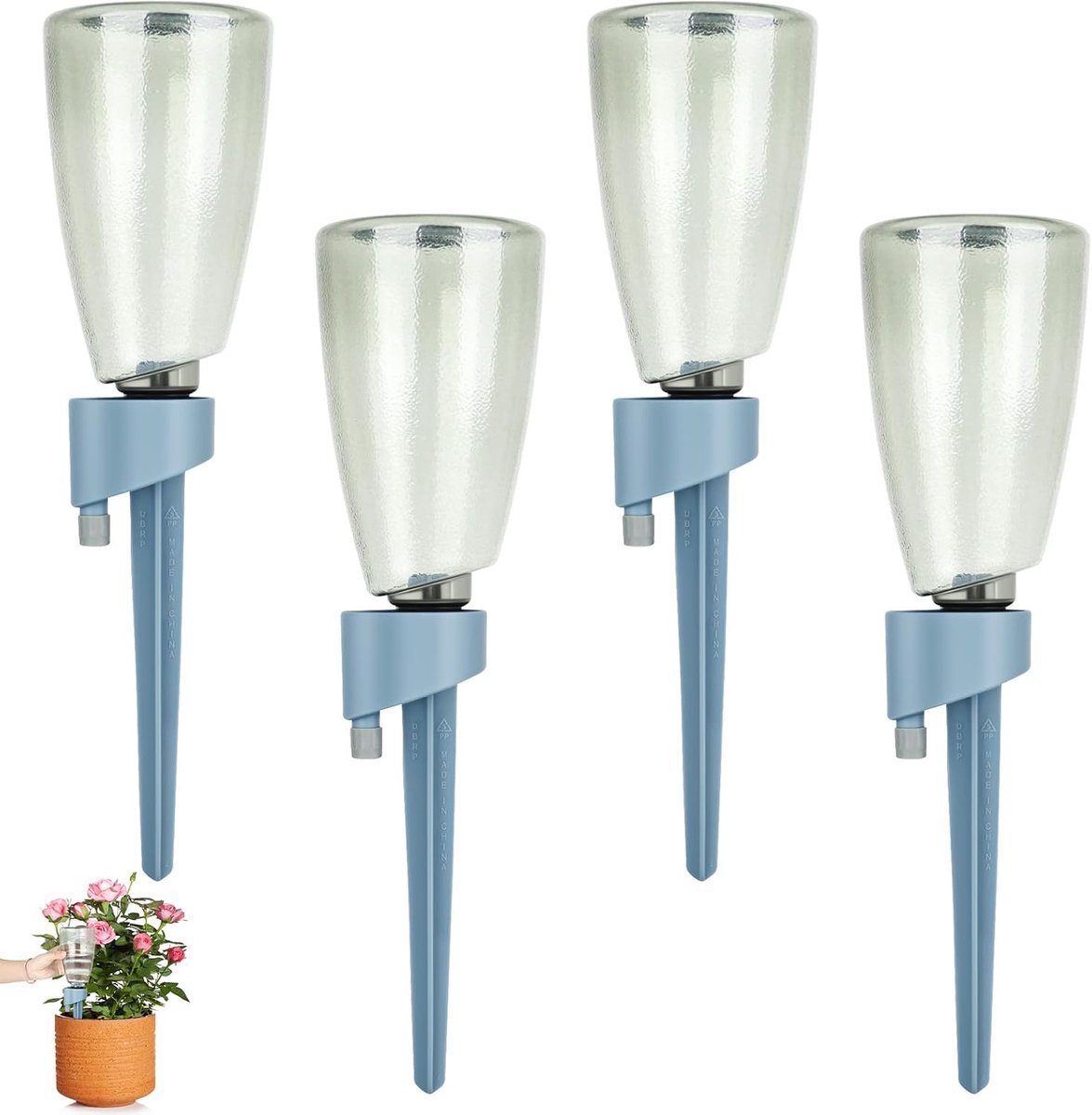 Solidchoice - Irrigatieballen - 4 Stuks, Zelfbewatering voor Planten