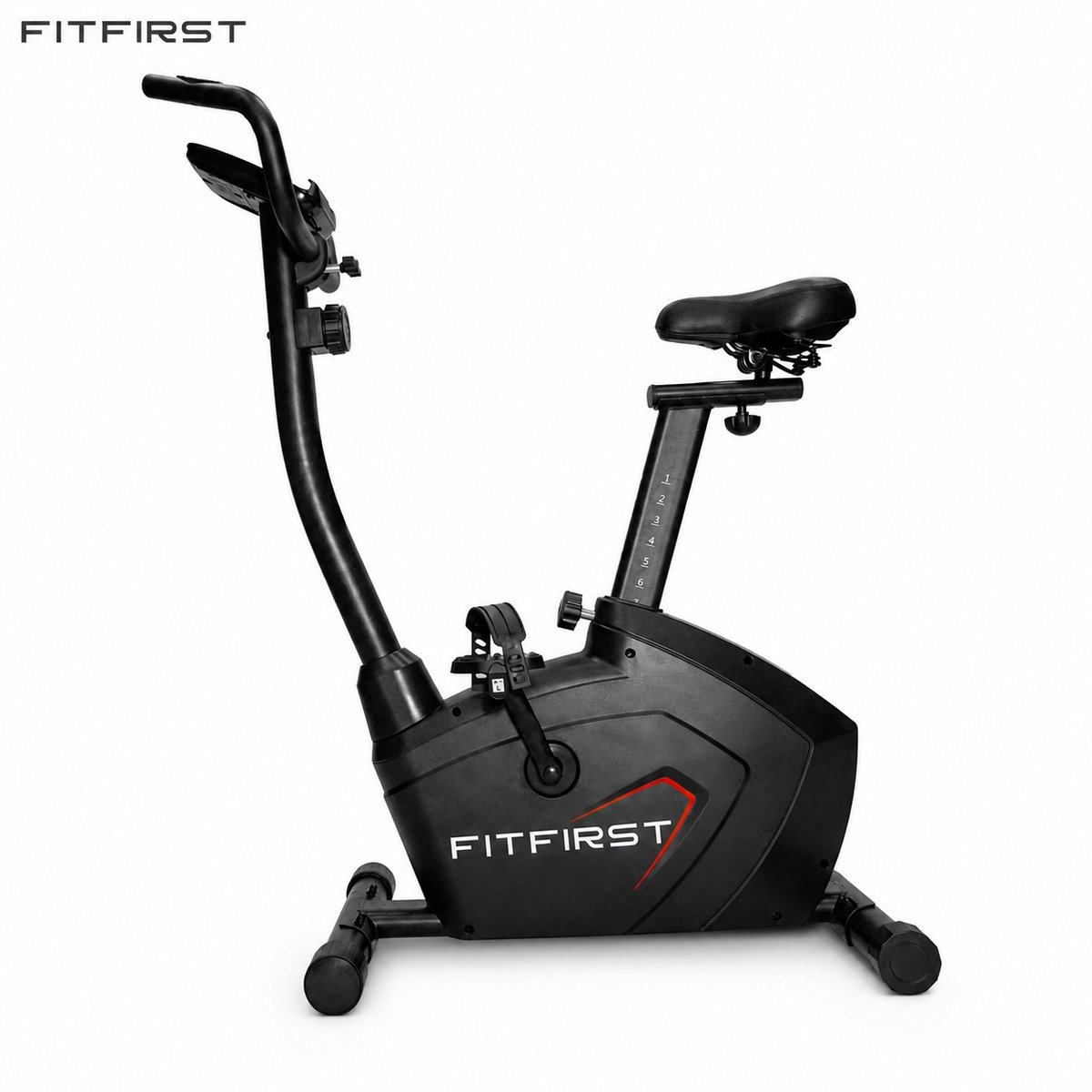 Bol.com FitFirst Hometrainer Rider 5 | Ingebouwde Hartslagmeter | Magnetische Weerstand | Makkelijk verrijdbaar | In hoogte en z... aanbieding