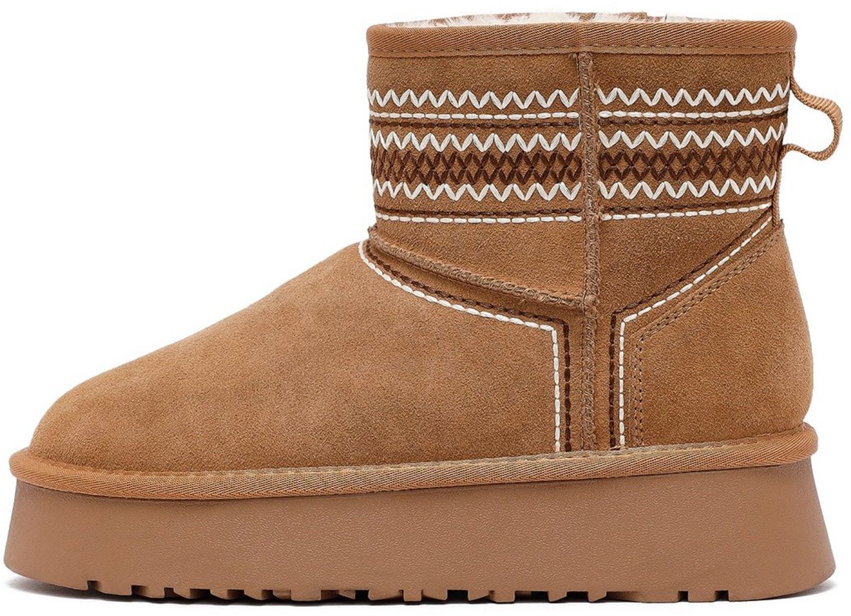 DERIMOD Teddy Boots Suede Leather Teddy Boots