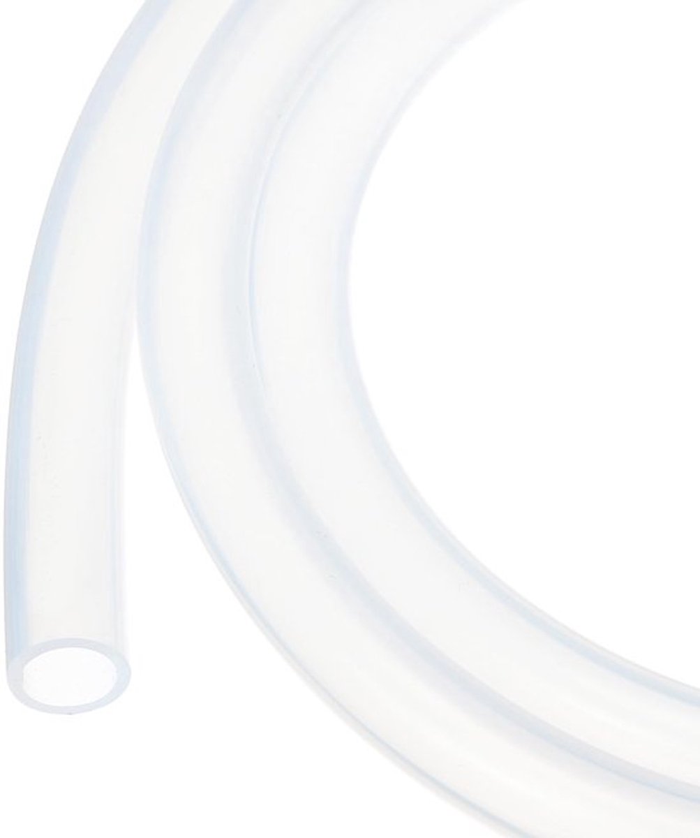 5m (16ft) Siliconen Slang 10mm ID 13mm OD Duidelijke Industriële Plastic Buizen Pure Siliconen Slangen voor Pomp Siphon Afvoer Irrigatie Brouwen, 3/8" x 1/2"