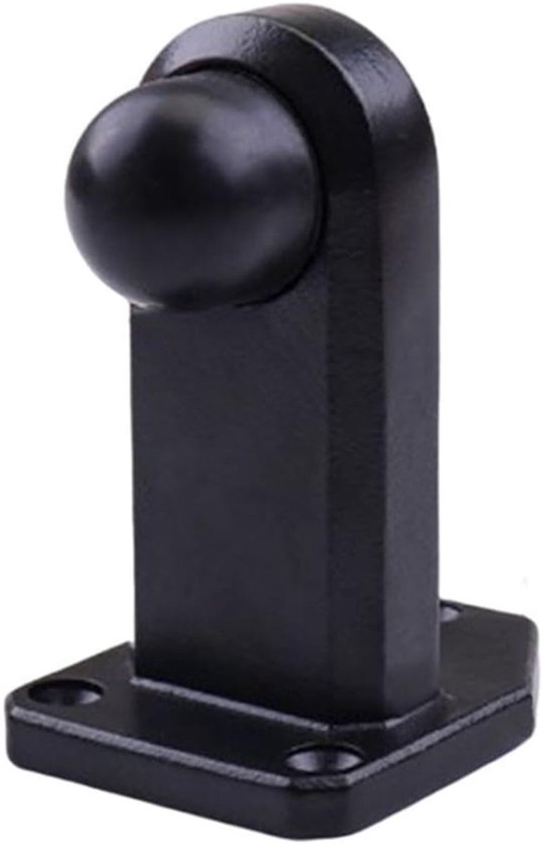 Deurstopper - Deurstop - 1 stuks - deurstoppers voor binnen - deurbuffer - deurvastzetter - Deurklem - Deurwig - Deurklink bescherming - Deurbescherming - Muurbescherming - deurwiggen - deur wig - Zwart