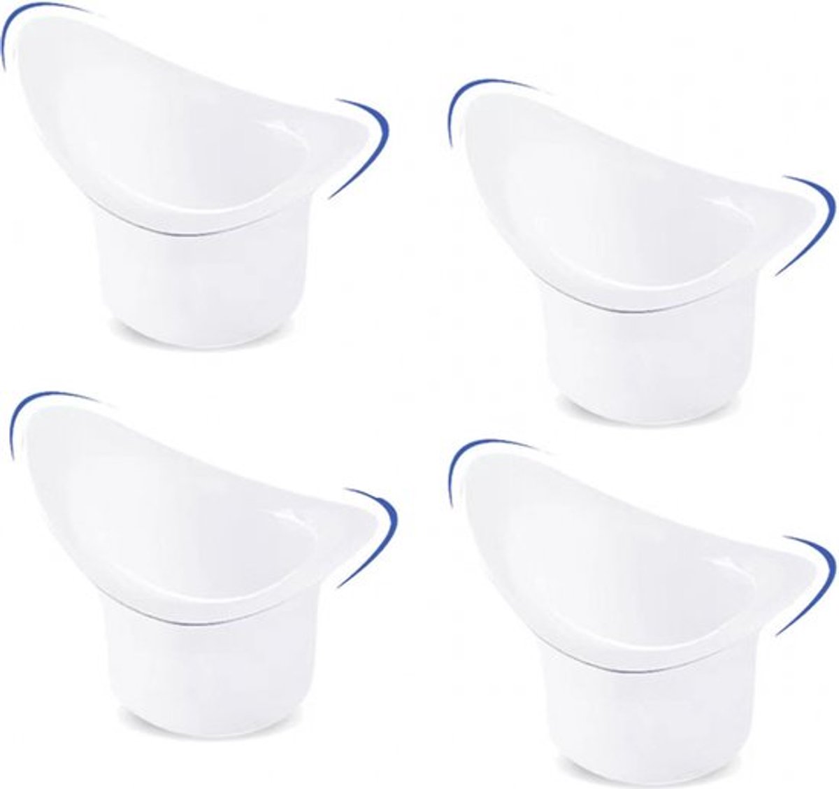 Oogspoelfles - Oogdouche - 4 stuks - 8mm - Met Precies Gegradueerd - Om De Ogen Schoon En Fris Te Houden En De Ogen Te Verzorgen