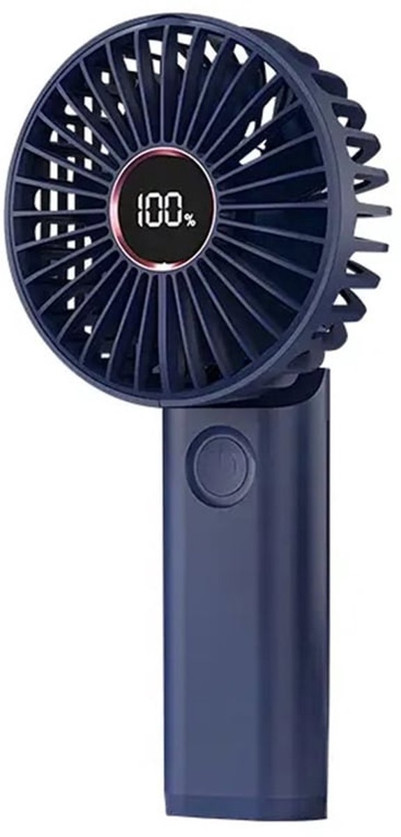 Ventilator - Tafelventilator - Ventilator Oplaadbaar - Usb Mini Draagbare Ventilator 3600mah Oplaadbare Nekventilator Met Klein Digitaal Display - Draadloze Tafelventilator - Voor Thuis, Kantoor, Op Reis