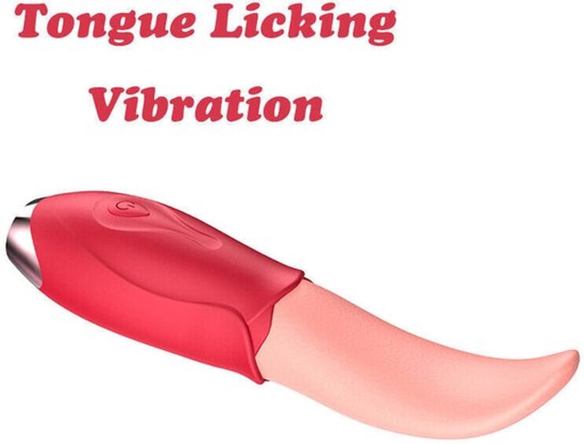 G-Spot-Dildo-Seks-Konijn-Oraal-Clitoris-Likken-Tong-Vibrator-Volwassen-Speelgoed-voor-Vrouwen - 001