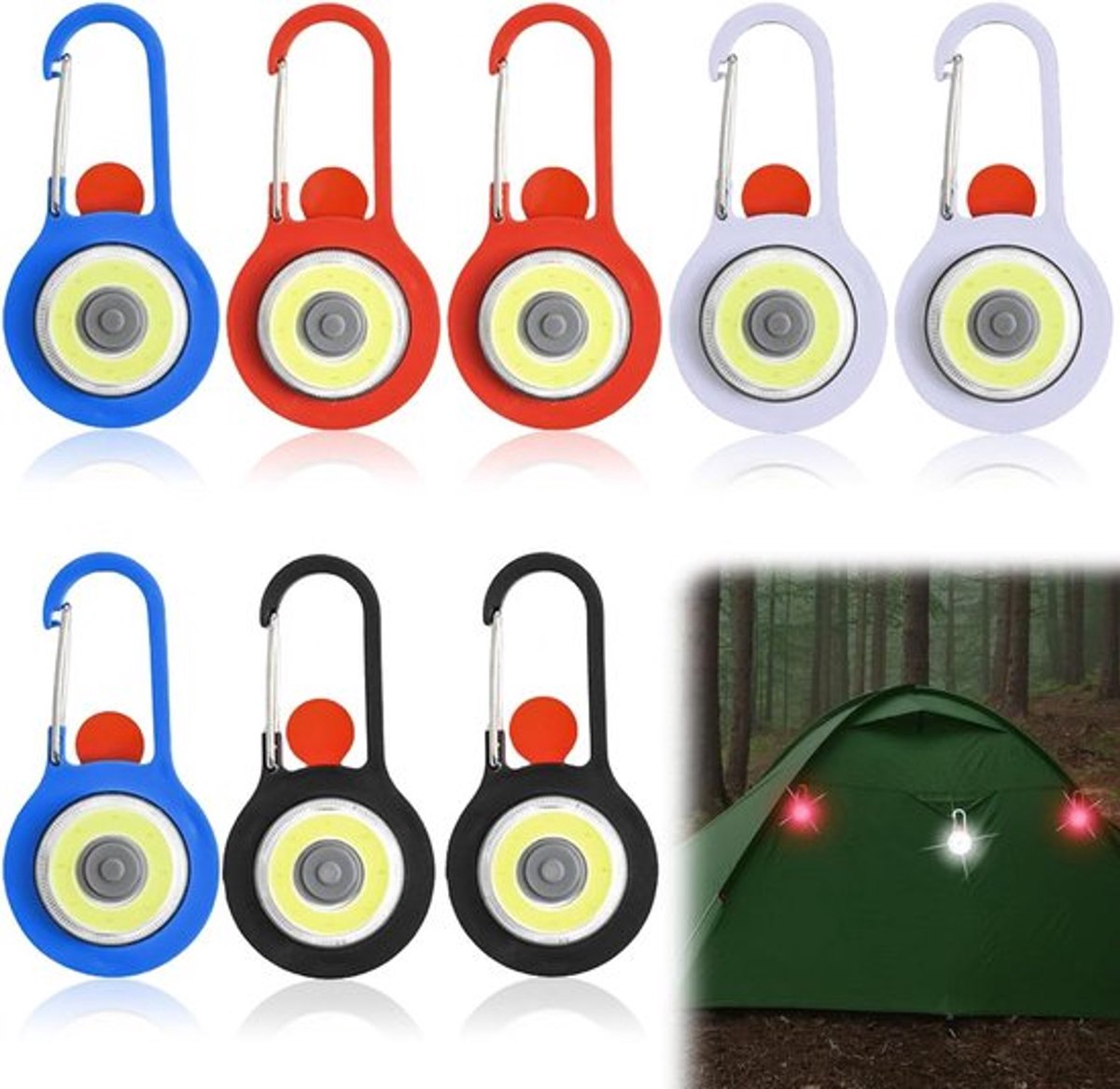8 stuks schooltas led-reflectoren voor kinderen waterdicht reflectoren rugzak - LED knipperlichten - veiligheidslampjes rugzak - joggen honden wandelen .