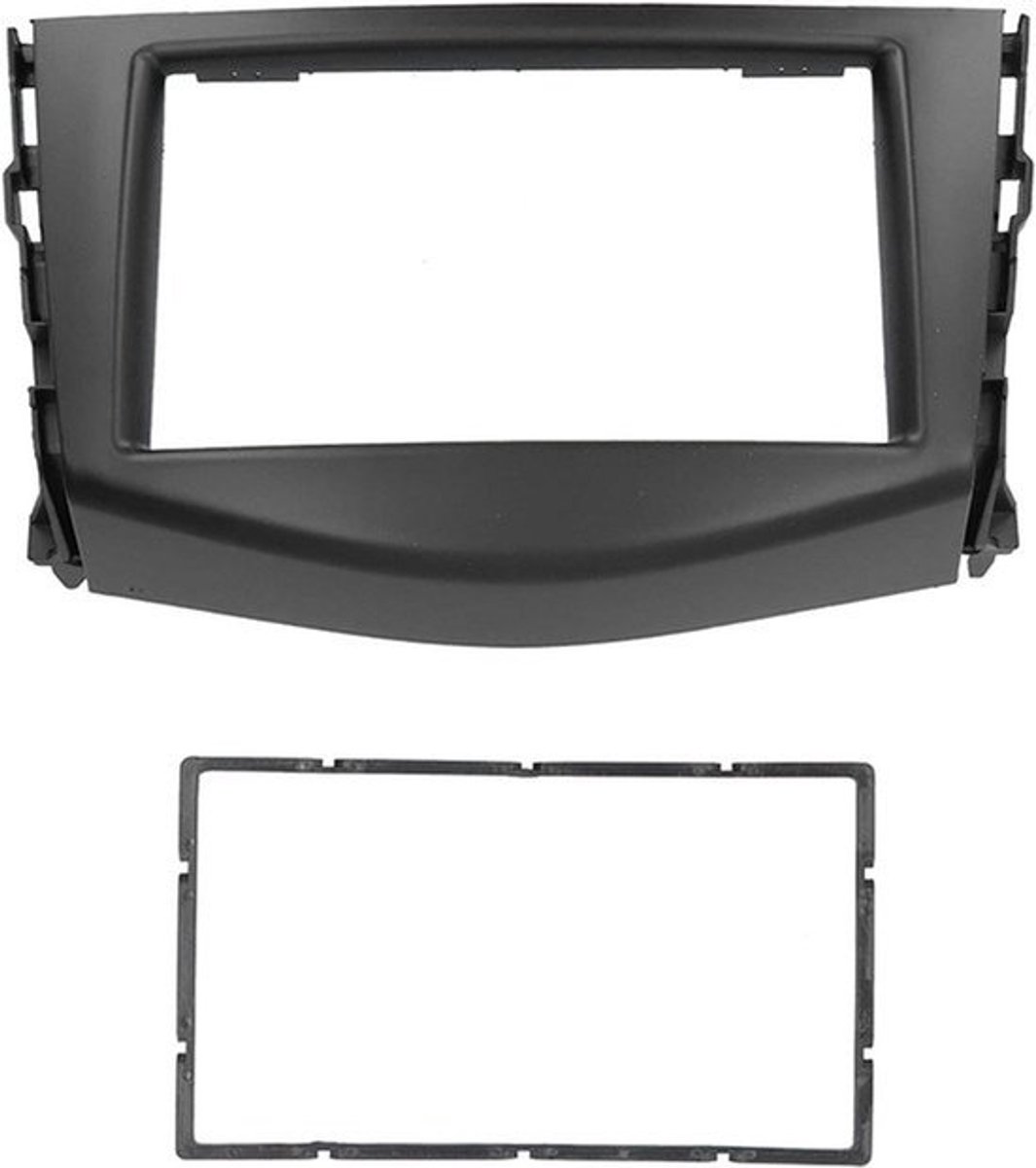 2Din Auto Navigatie Frame Radio Fascia Frame Plug en Play ABS Navigatie Fascia voor RAV4 2006-2012