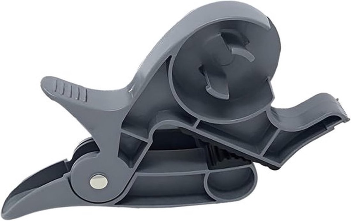 Snijmachine voor inpakpapier - Snijmachine voor inpakpapier en tapedispenser, Clips voor inpakpapier, Rol inpakpapier voor kerst en tape voor kerstcadeaus (2-pack) Grijs