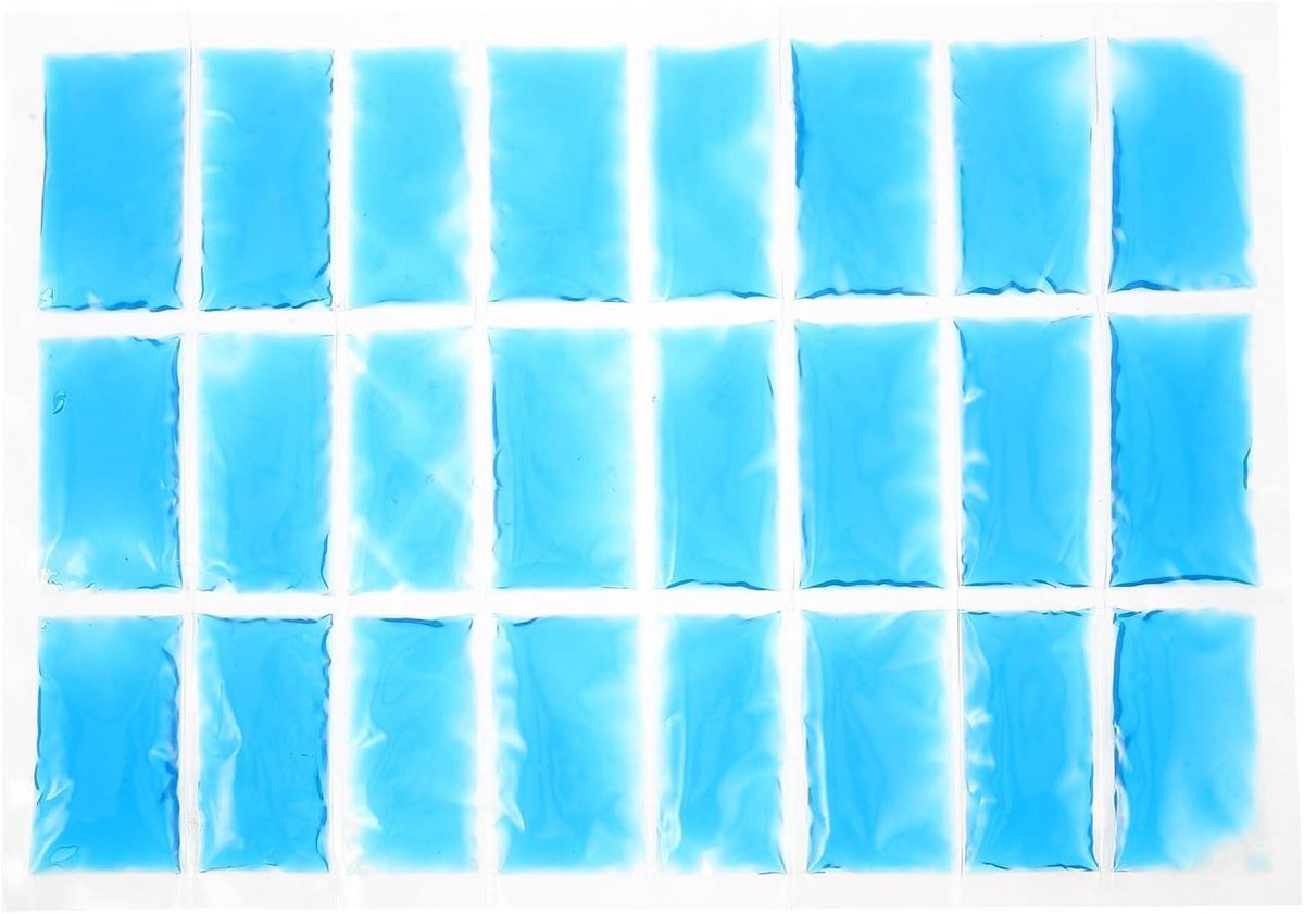 Herbruikbare Gel Packs - Koel elementen - Koel houden - Gelijkmatige kou - 375 cm - Blauw