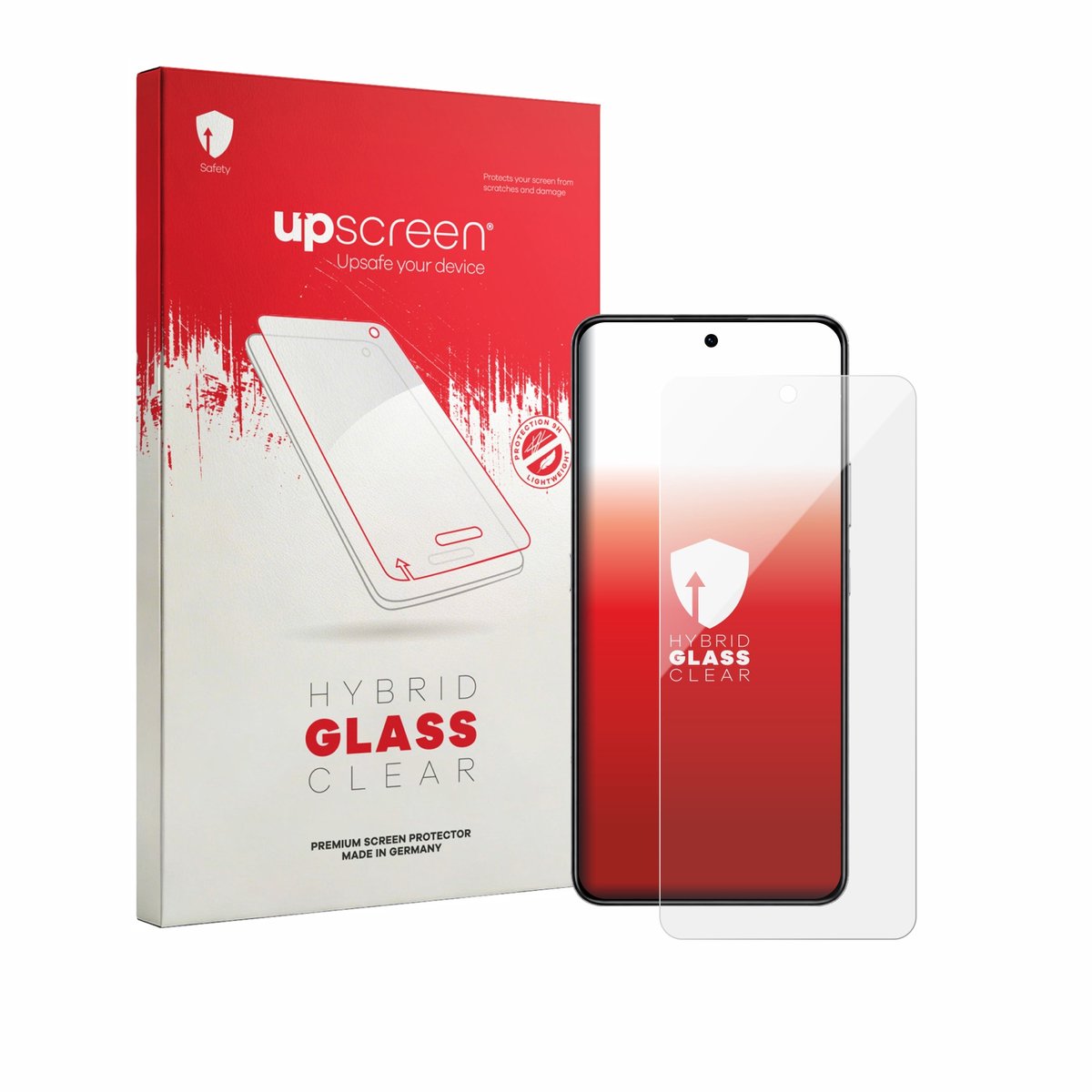 upscreen - Screenprotector voor Honor X8d - Folie Beschermfolie Beschermglas transparant