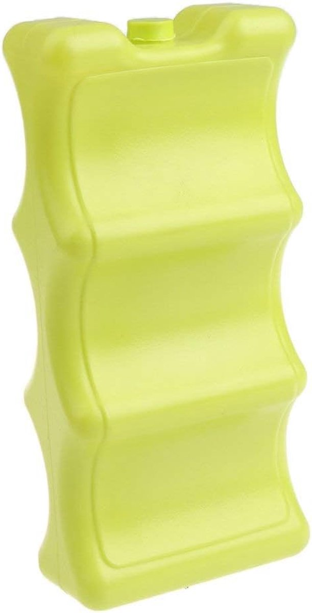 Herbruikbare ijszak - Koelelementen set - Outdoor activiteiten - Houdt inhoud vers - 20.5 x 9.5 cm - Geel
