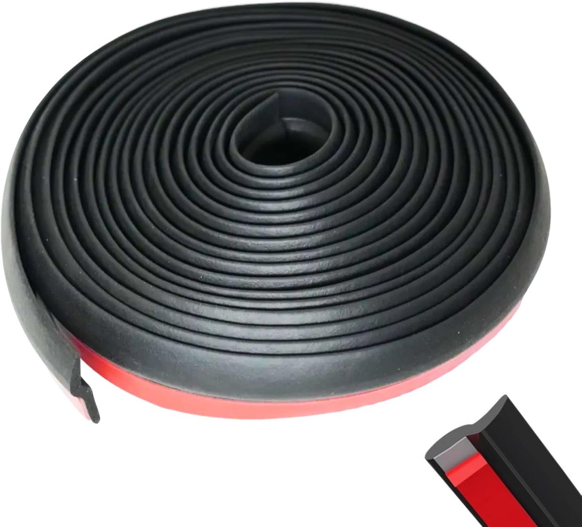 SnelShoppen - Universele Rubber Deurafdichting, Zelfklevende Auto Afdichting voor Kofferbak, D/A/B Zuilen, Waterdicht, Geluiddicht, 15m/5m/2m