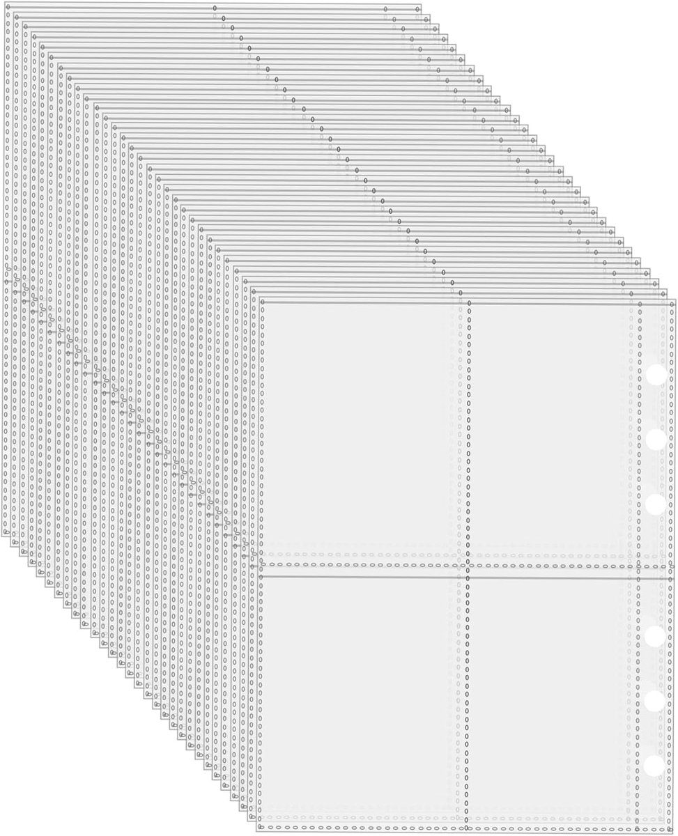 SnelShoppen - Set van 30 A5 Fotokaartmappen, Waterdichte Documentenmappen met 6 Gaten, Transparante PP Bladmappen voor Foto's, Kaarten, Facturen, DIY