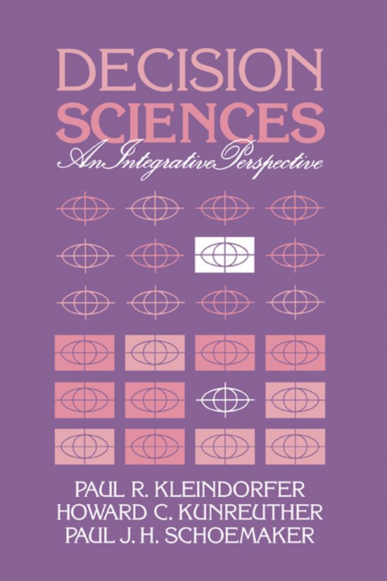 Decision Sciences - cover