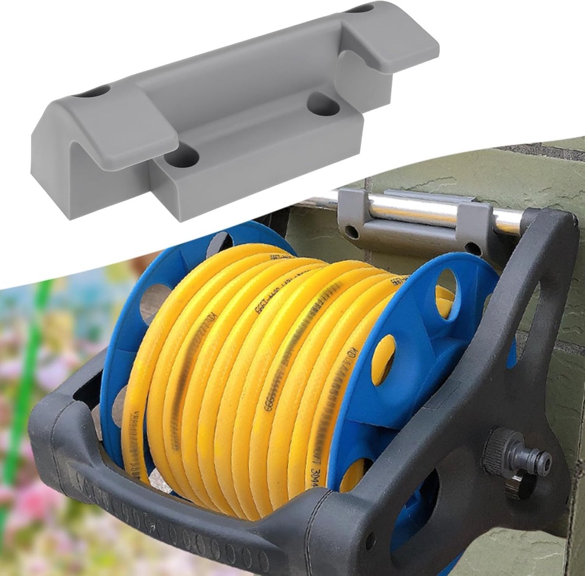 SnelShoppen - 2 Set Upgraded Water Hose Reel Holder - Duurzame Waterpijp Wandbeugel voor Tuinslang Opslag - Makkelijk te Installeren en Stabiliteit -