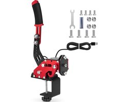 SnelShoppen - USB Handrem Klem voor Sim Racing Games - Universale Handbrake voor PC - Geschikt voor Logitech G25 G27 G29 T500 T300 - Lichtgewicht Alum