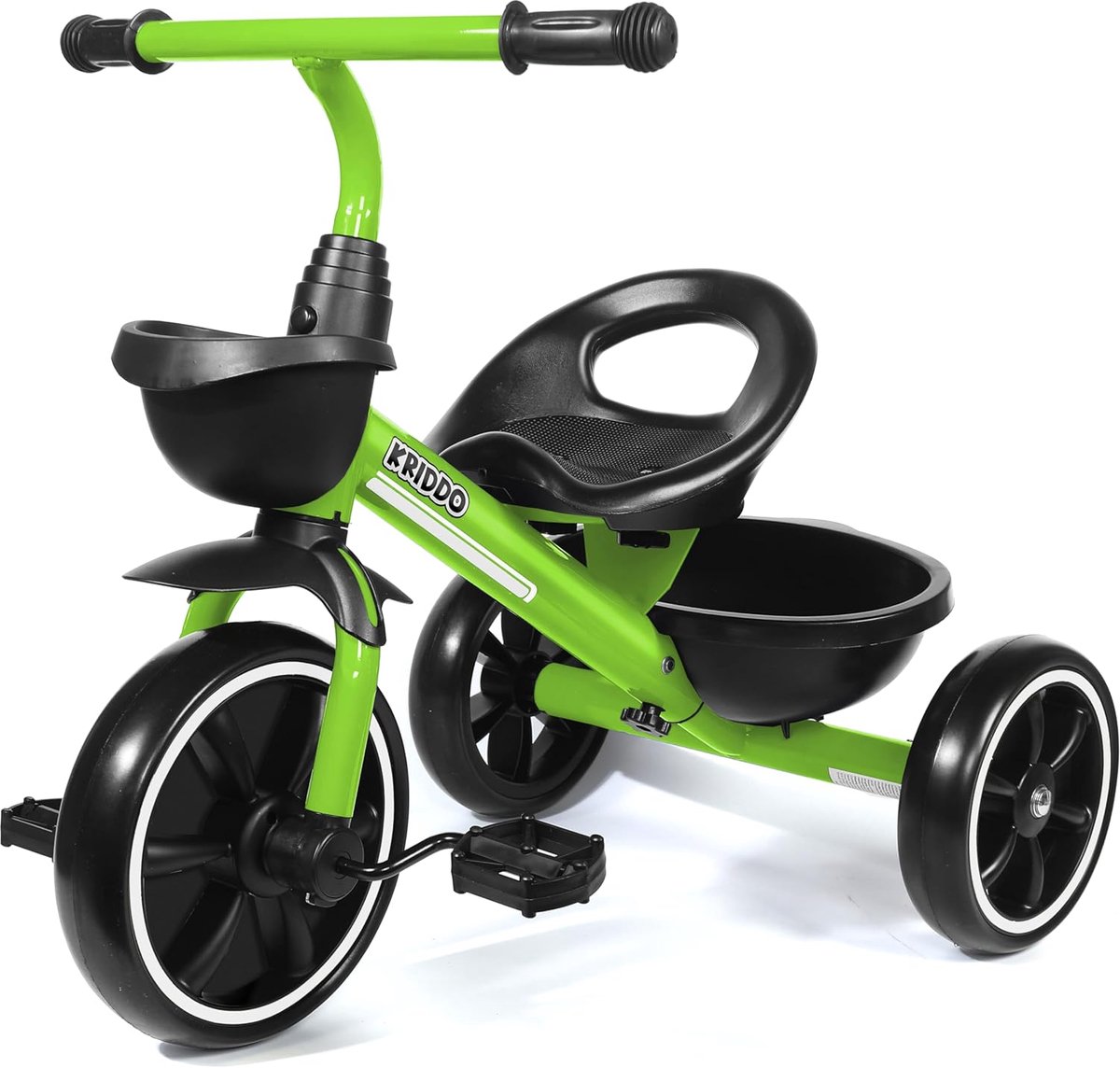 SnelShoppen - Trike voor Kinderen 2-4 Jaar, Peuterfiets voor 18-36 Maanden, Groen, Ontwikkelt Coördinatie en Stuurvaardigheden, Perfect voor Buiten Sp