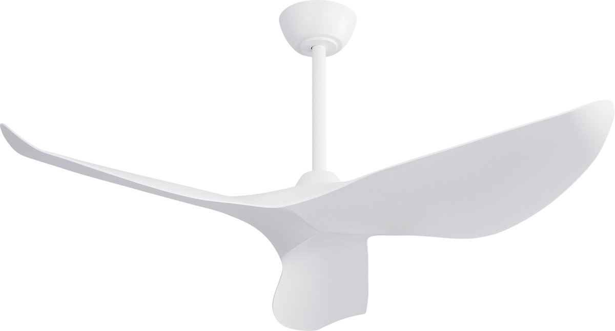 38 inch Plafondventilator (96.5 cm) - Met DC-motor - Met afstandsbediening - Voor binnen en buiten - Zonder verlichting - Ideaal voor slaapkamer, woonkamer en meer
