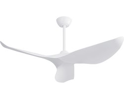 38 inch Plafondventilator (96.5 cm) - Met DC-motor - Met afstandsbediening - Voor binnen en buiten - Zonder verlichting - Ideaal voor slaapkamer, woonkamer en meer