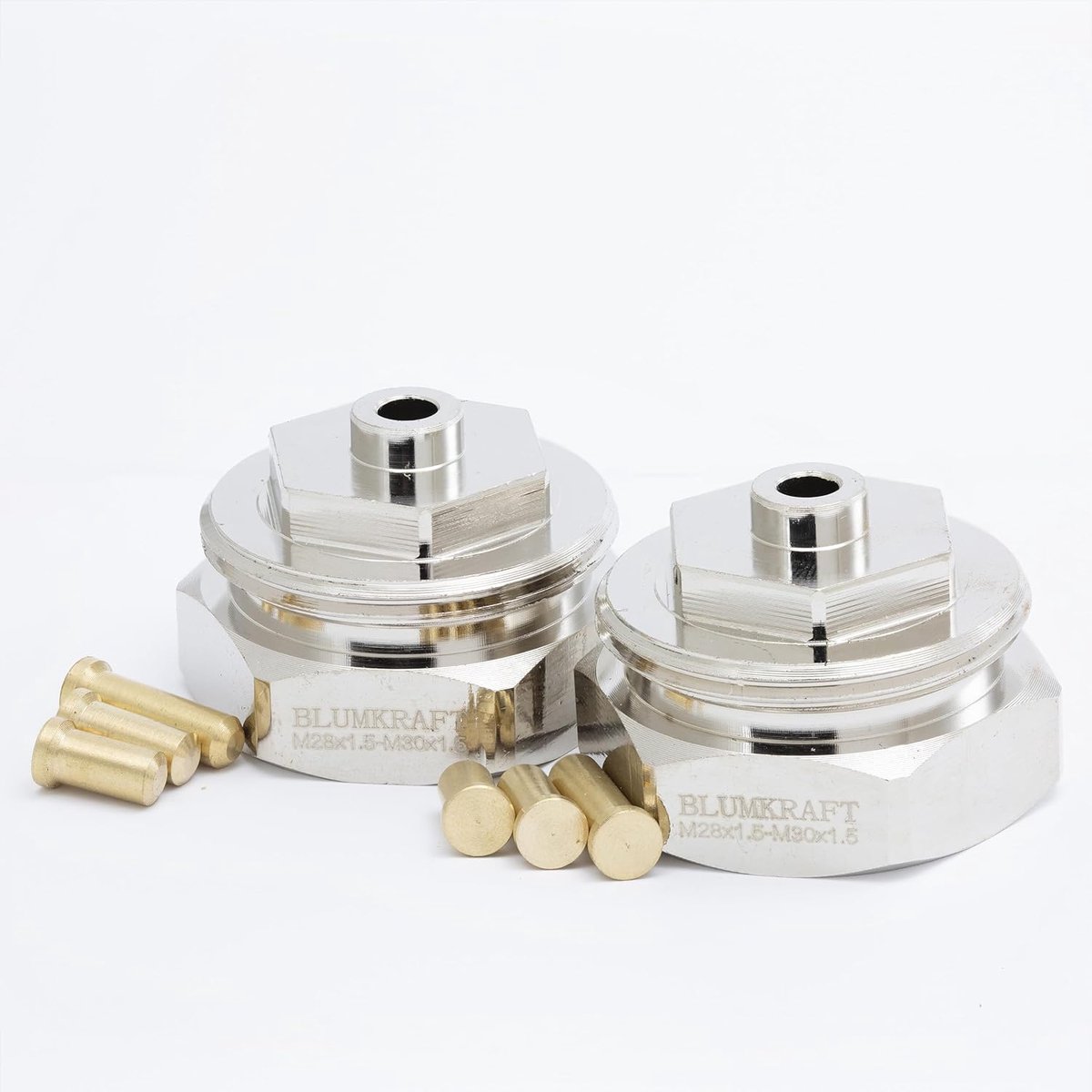 Set van 2 radiatoradapters M28 naar M30 voor thermostaat