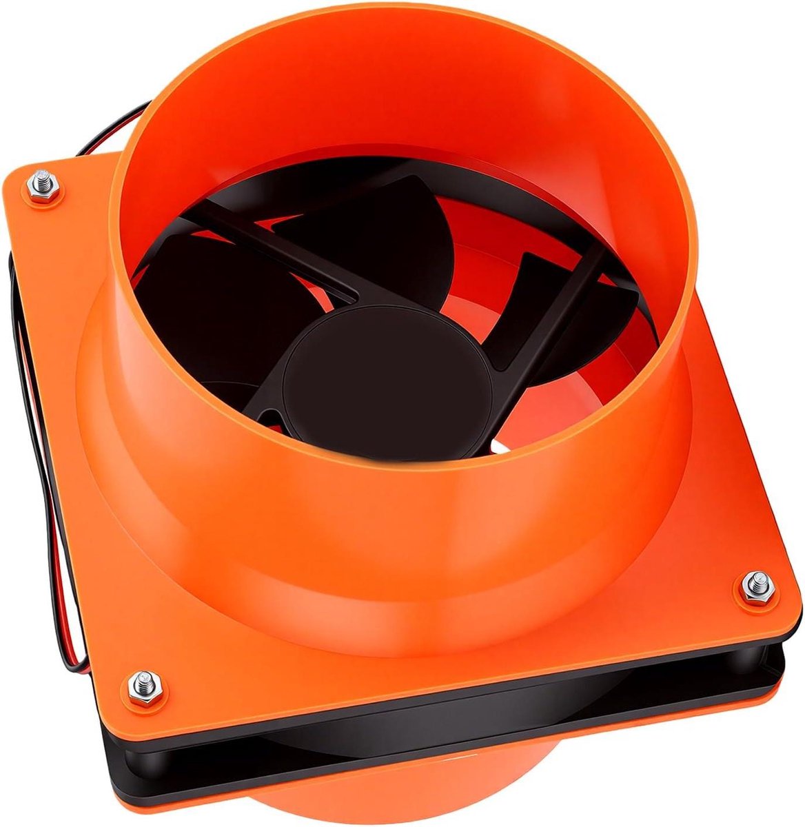 Zonnepaneel Ventilator - Afzuigventilator - Zolder Ventileren - Stille Werking - 12x12x125cm - Zwart