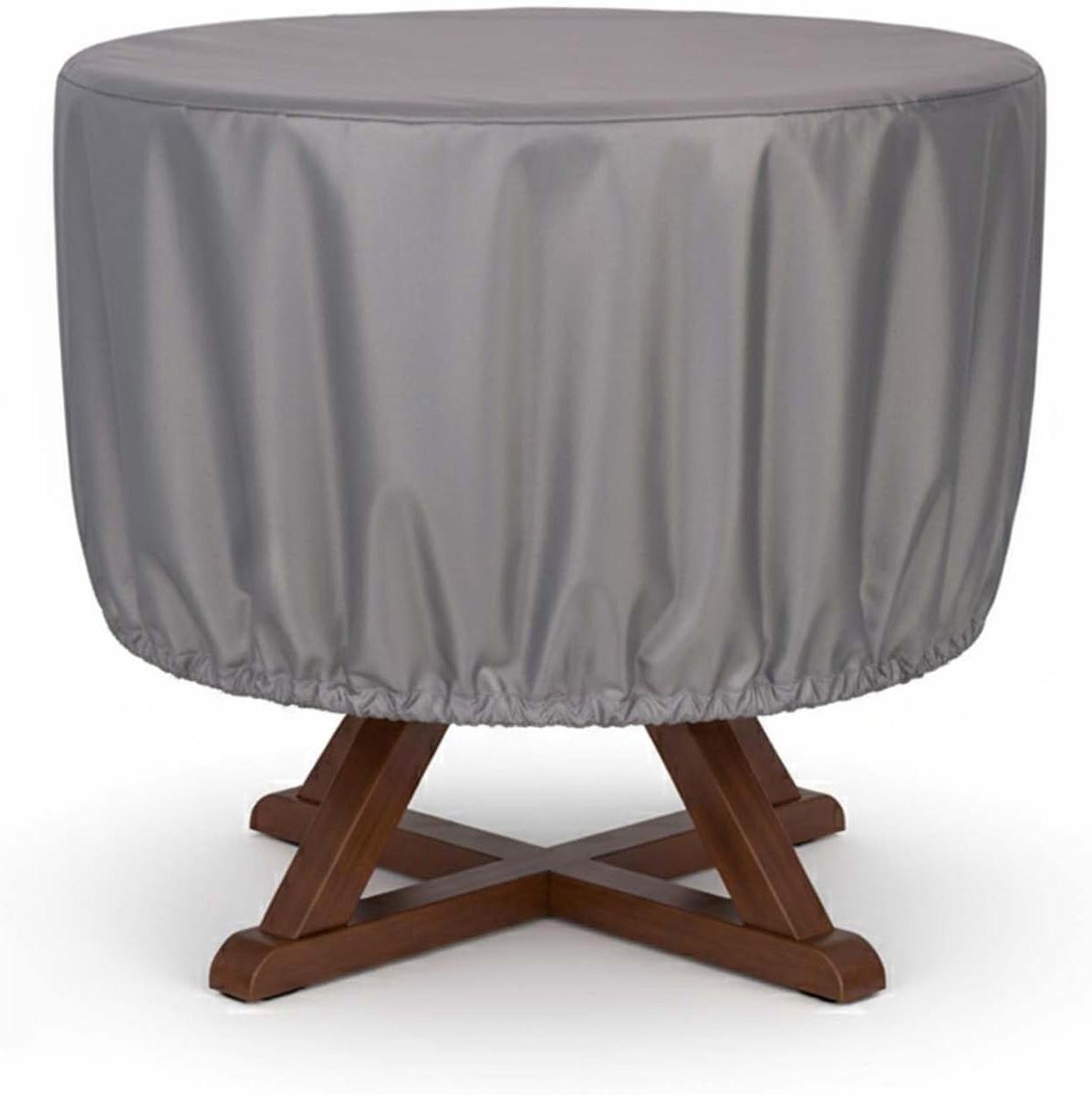 Ronde tuinmeubelhoes - Beschermhoes tafel - Meubels beschermen - Waterdicht UV-bestendig - Universeel formaat - Zwart