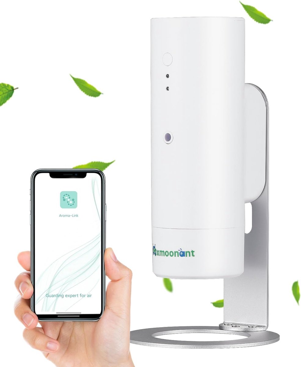 SnelShoppen - Geurverspreider Waterloos 130ml met App Bediening voor Thuis, Kantoor, Restaurant, Hotel, 30-60㎡ - High Atomization en Slimme Modus