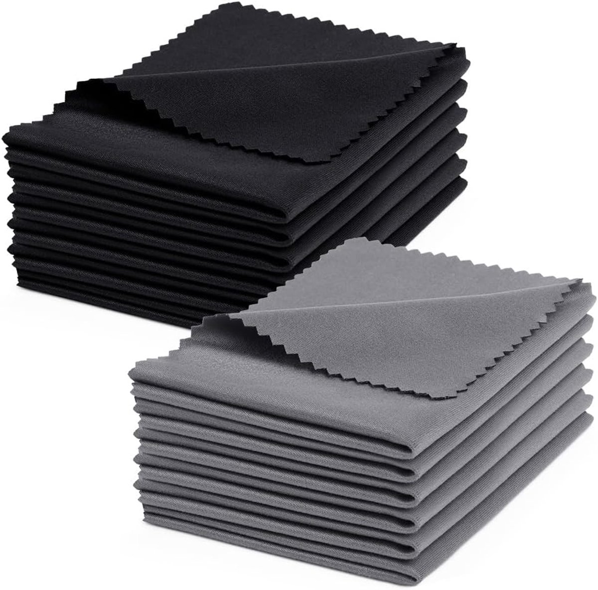 Thijox - Premium Microvezel Brillenpoetsdoeken 12 Stuks - Zachte Herbruikbare Lensdoek - Pluisvrij voor Brillen, Tablets, Mobiele Telefoons, TV's, Cam