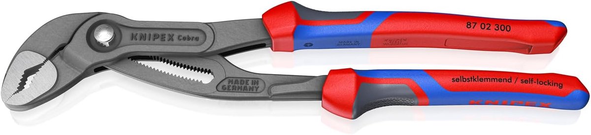 Thijox - Cobra Waterpomptang 30,5 cm - Professionele Gereedschappen met Drukknopbediening en 18 Standen - Ideaal voor Huishoudelijk en Professioneel G