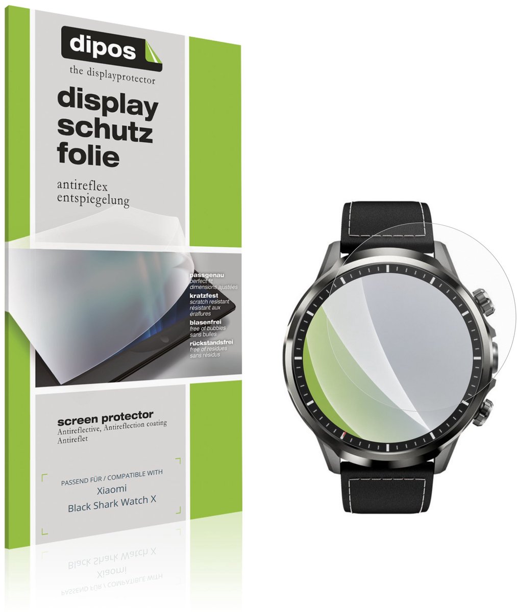 dipos – 6x Matte Beschermfolie geschikt voor Xiaomi Black Shark Watch X | Krasbestendige & antireflecterende Screenprotector Ultra-Thin