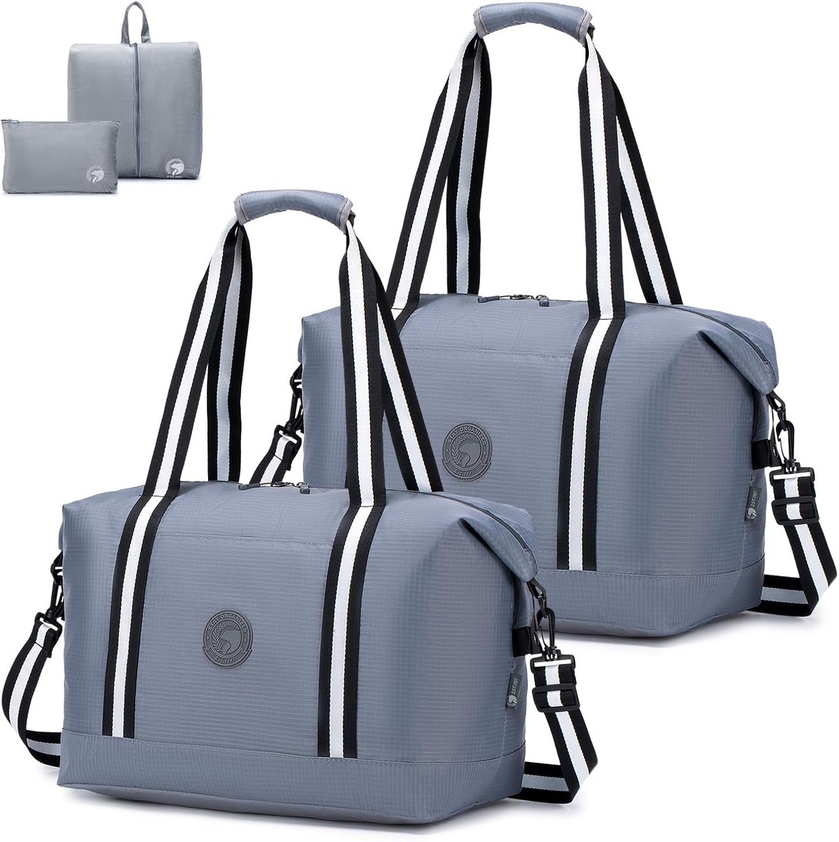 SnelShoppen - Handbagage Reisbagage 40x30x25cm Waterdichte Sporttas 30L Lichtgewicht Duffle Bag Weekendtas voor Fitness, Ziekenhuis, Reizen, Camping