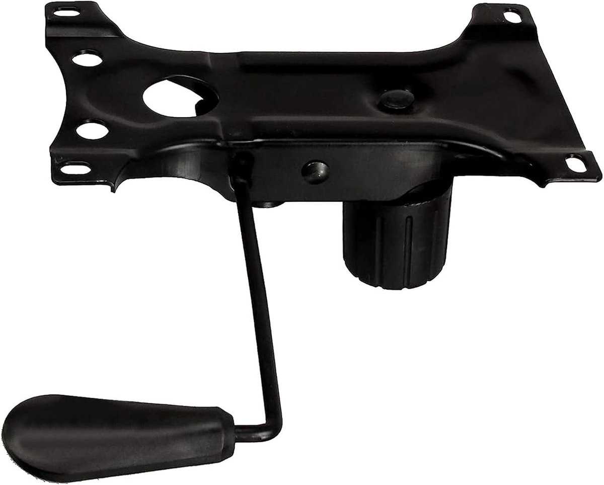SnelShoppen - Office Chair Tilt Mechanism - Metalen Swivel Plate voor Kantoorstoelen - Vervangende Basisplaat met Verstelbare Kanteling en Lock Lever