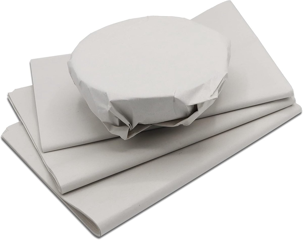 SnelShoppen - Moving Paper Wit 400 g - Verhuispapier, Inpakpapier voor Breekbare Voorwerpen, Wit Kraft Rol, Verhuisdozen, Verhuis Set