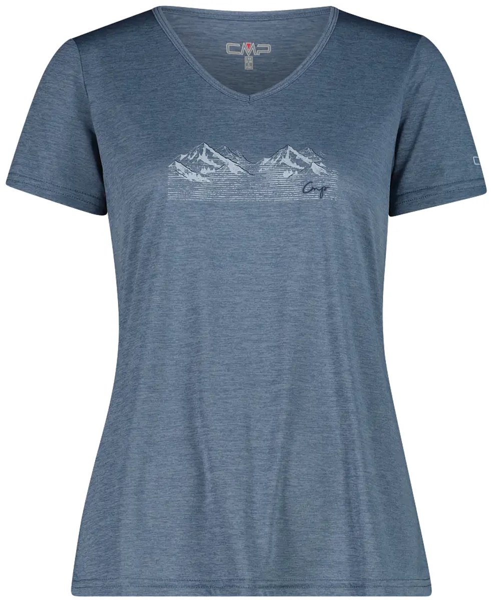 T-shirt met wijde hals voor dames CMP Light Space Mel.